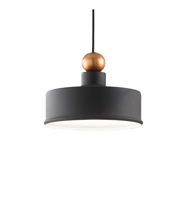 Светильник подвесной Ideal Lux Triade-2 SP1 Темно / Серый E27 221489