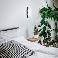 Светильник настенный Ideal Lux Binomio LED PL2 Черный 3000К LED 313252