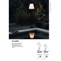 Светильник уличный настольный Ideal Lux Arcadia TL1 Антрацит E27 298597