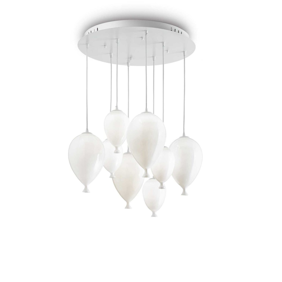 Люстра подвесная Ideal Lux Clown SP8 Белый G9 100883