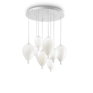 Люстра подвесная Ideal Lux Clown SP8 Белый G9 100883