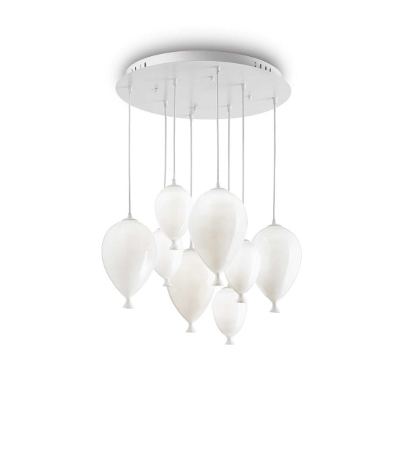 Люстра подвесная Ideal Lux Clown SP8 Белый G9 100883