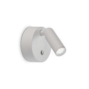 Светильник настенный Ideal Lux Bean AP Round Rechargeable Аккумулятор Белый LED 350233