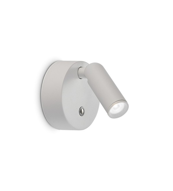 Светильник настенный Ideal Lux Bean AP Round Rechargeable Аккумулятор Белый LED 350233