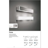 Светильник настенный Ideal Lux Posta AP2 Алюминий E14 009940