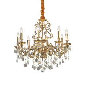 Люстра подвесная Ideal Lux Gioconda SP8 Золото E14 060514