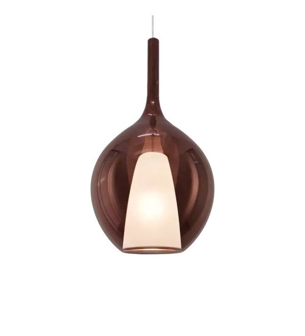 Светильник подвесной Ideal Lux Kalique SP1-2 D28 Медь E27 359663