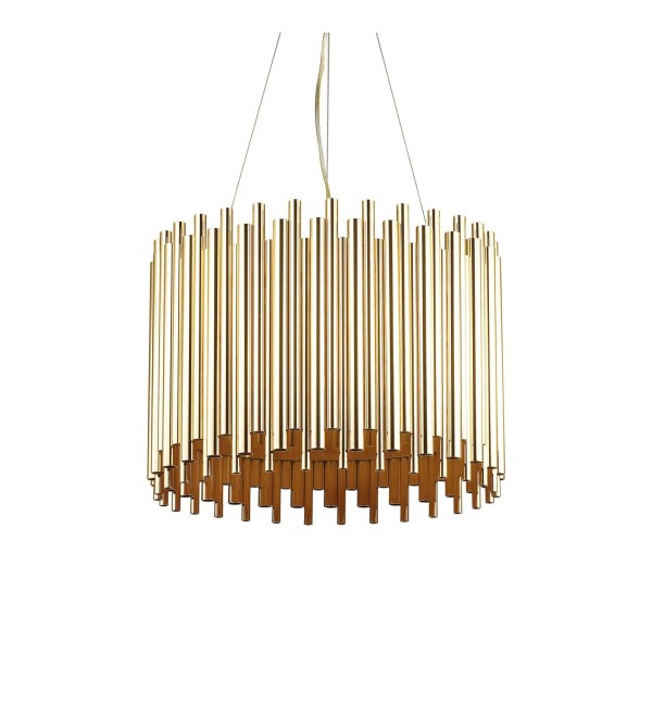 Люстра подвесная Ideal Lux Pan SP5 E27 Золото 208817