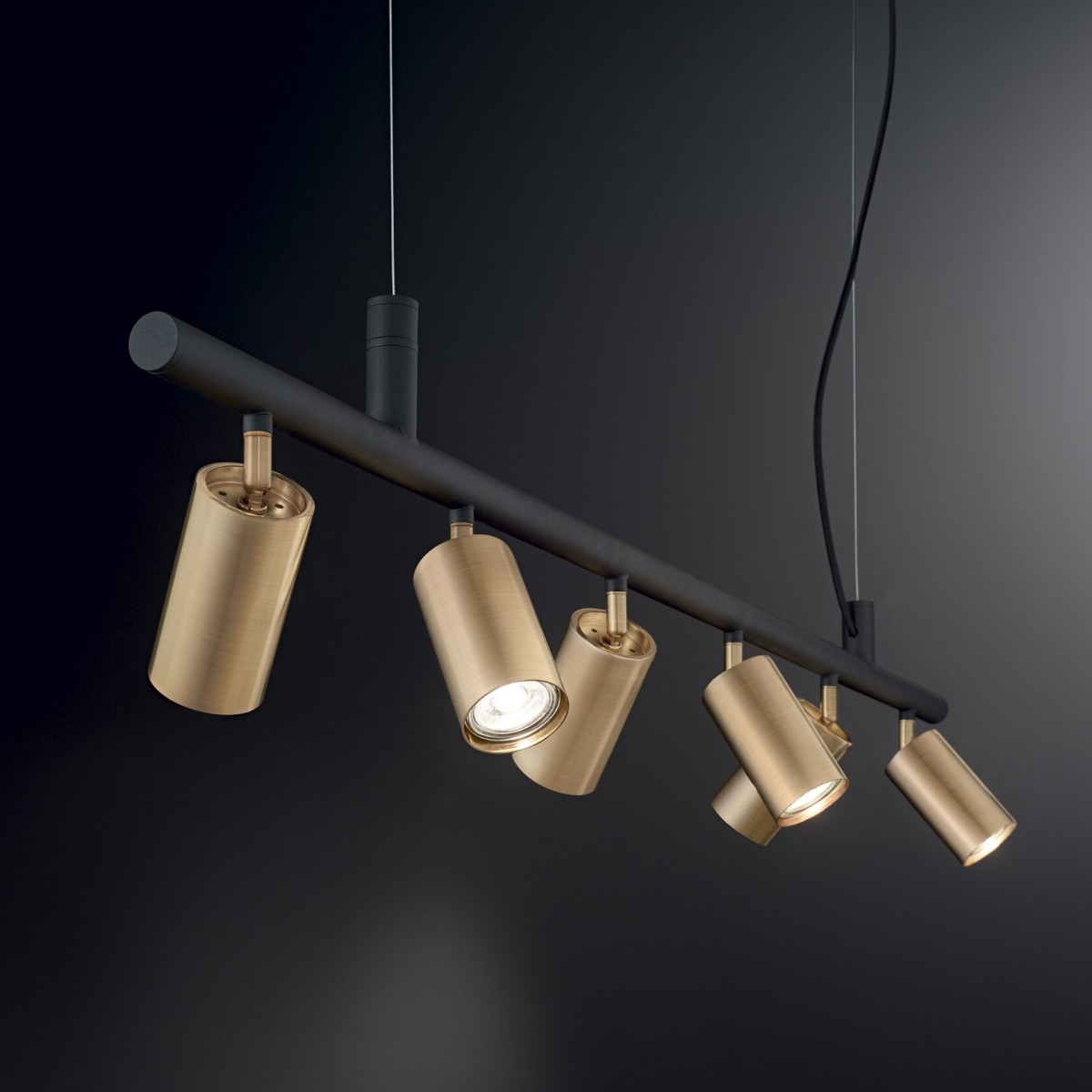 Светильник подвесной Ideal Lux Dynamite SP4 Латунь GU10 244624