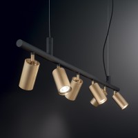 Светильник подвесной Ideal Lux Dynamite SP4 Латунь GU10 244624