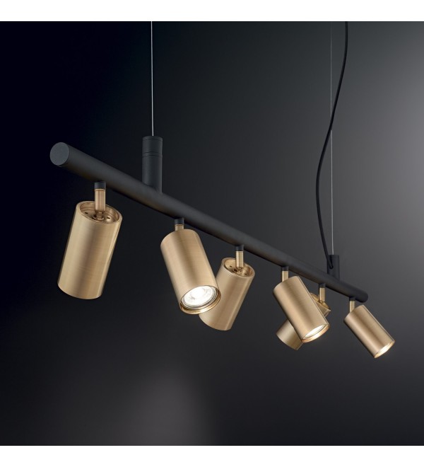 Светильник подвесной Ideal Lux Dynamite SP4 Латунь GU10 244624