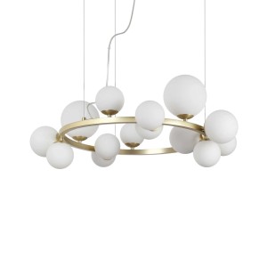 Люстра подвесная Ideal Lux Perlage SP14 Белый G9 283814