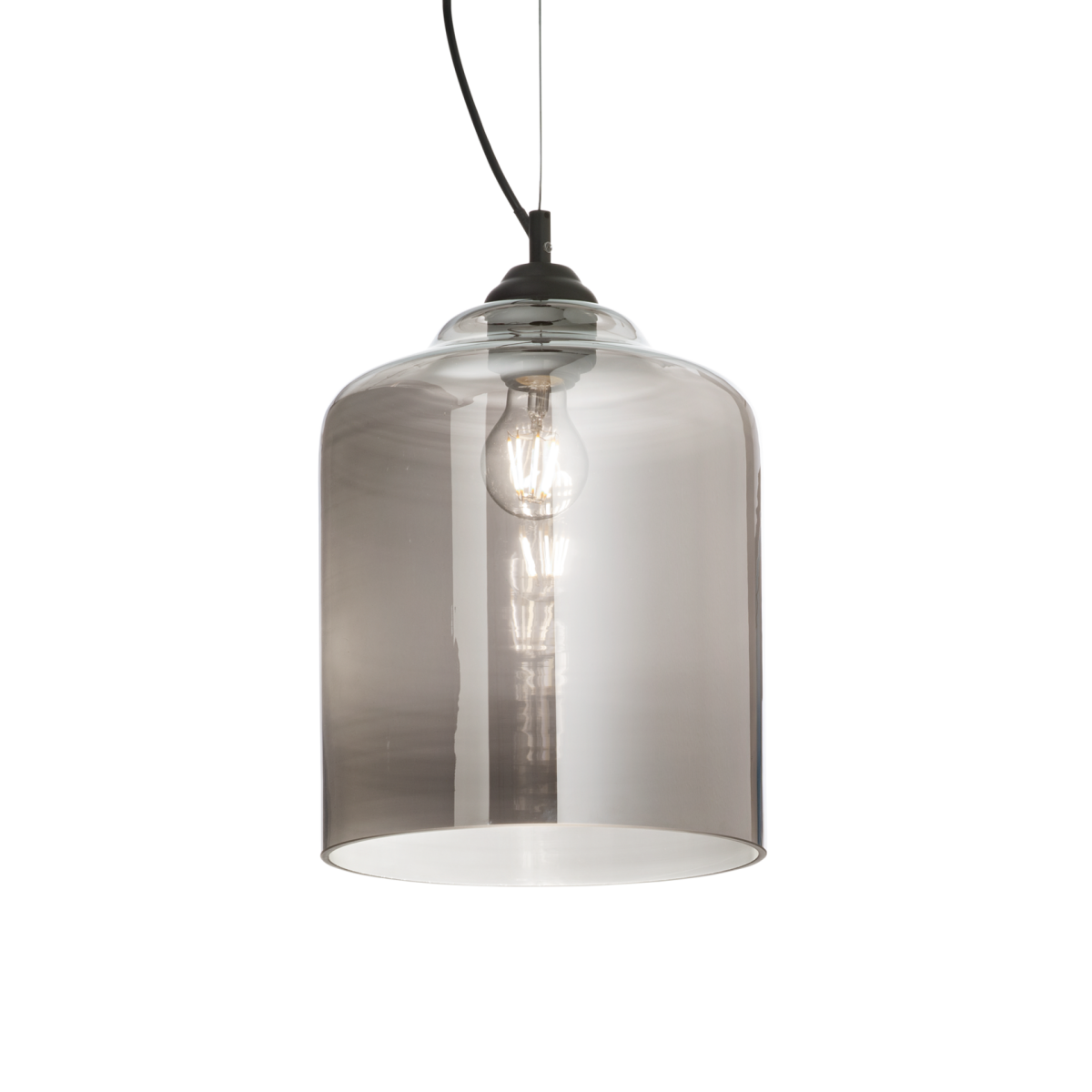 Светильник подвесной Ideal Lux Bistro' SP1 Square E27 Серый 112312