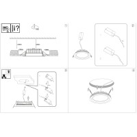 Светильник встраиваемый Ideal Lux Basic FI Round IP65 Белый 3000К LED 312118