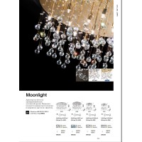 Люстра потолочная Ideal Lux Moonlight PL15 Хром G9 077819