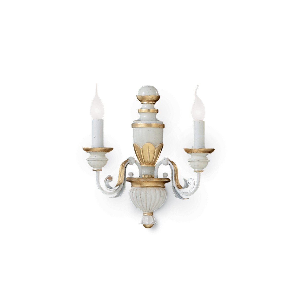 Светильник настенный Ideal Lux Firenze AP2 Белый E14 012902