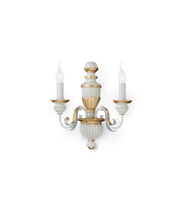 Светильник настенный Ideal Lux Firenze AP2 Белый E14 012902