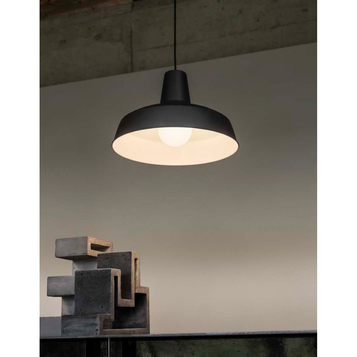 Светильник подвесной Ideal Lux Moby SP1 Черный E27 093659