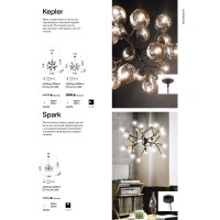 Светильник настенный Бра Ideal Lux Kepler AP3 Черный E27 187006
