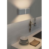 Светильник настенный Ideal Lux Clip AP2 Mini Белый G9 049236