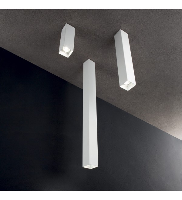 Светильник потолочный Ideal Lux Look PL1 Square D60 H200 Белый GU10 233772