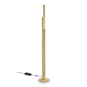 Торшер напольный Ideal Lux Dorica PT3 Латунь LED 3000K 366241