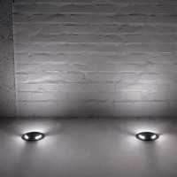 Светильник встраиваемый уличный Ideal Lux Way FI Round D90 Triple GU10 Черный 351575