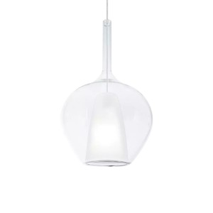 Светильник подвесной Ideal Lux Kalique SP1-1 D28 Прозрачный E27 359571
