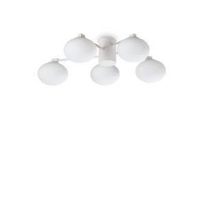 Люстра потолочная Ideal Lux Hermes PL5 D60 Белый G9 322698