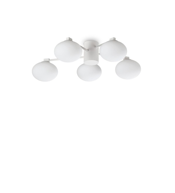 Люстра потолочная Ideal Lux Hermes PL5 D60 Белый G9 322698