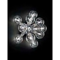 Люстра потолочная Ideal Lux Dea PL10 D55 Хром E27 074740