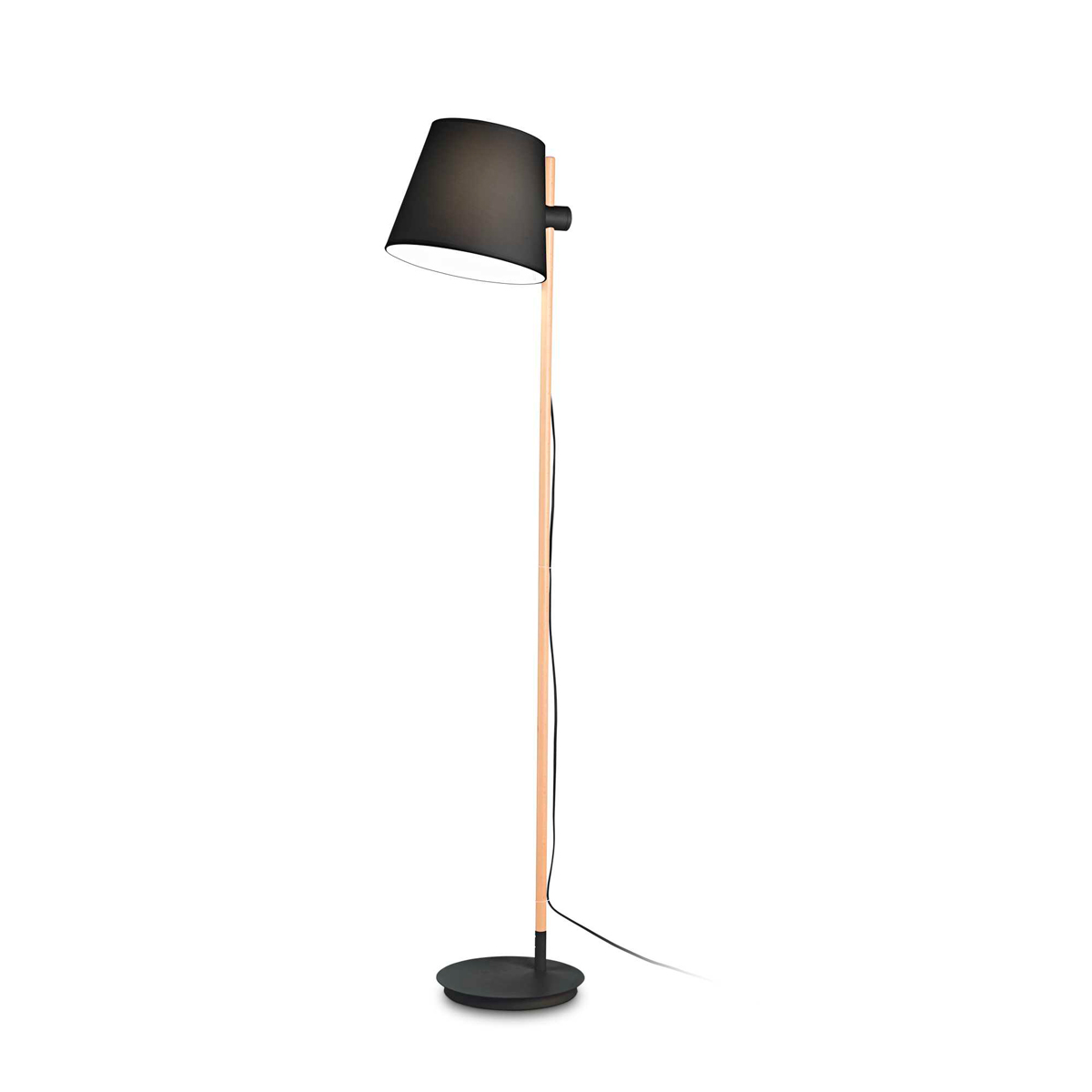 Торшер напольный Ideal Lux Axel PT1 Черный E27 282084