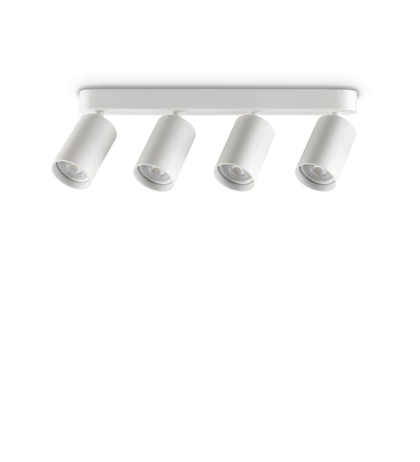 Светильник потолочный Ideal Lux Dynamite PL4 Linear Round Белый GU10 371337