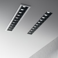 Светильник встраиваемый Ideal Lux Lika FI Trimless 20W 3000K LED Черный 206240
