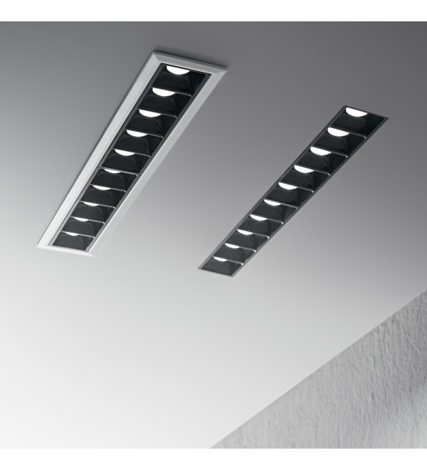 Светильник встраиваемый Ideal Lux Lika FI Trimless 20W 3000K LED Черный 206240