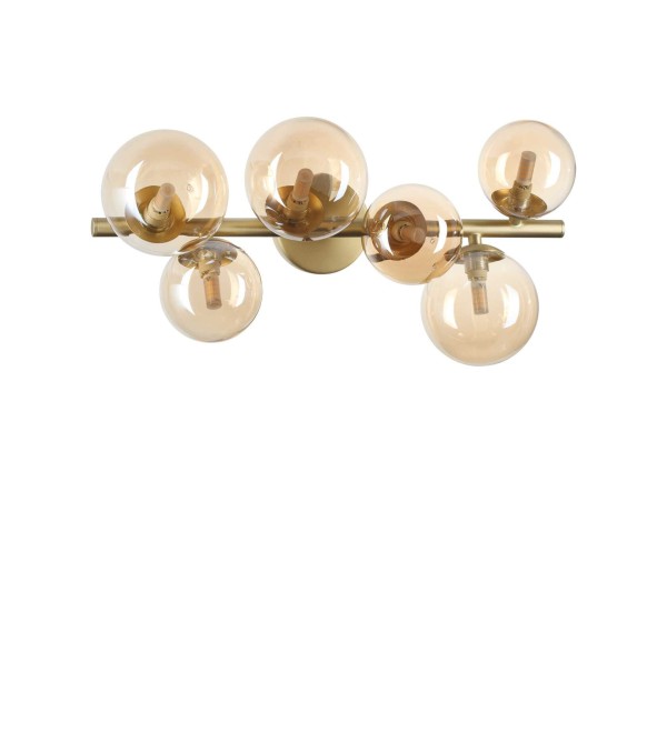 Люстра потолочная Ideal Lux Perlage PL6 Янтарь G9 327822