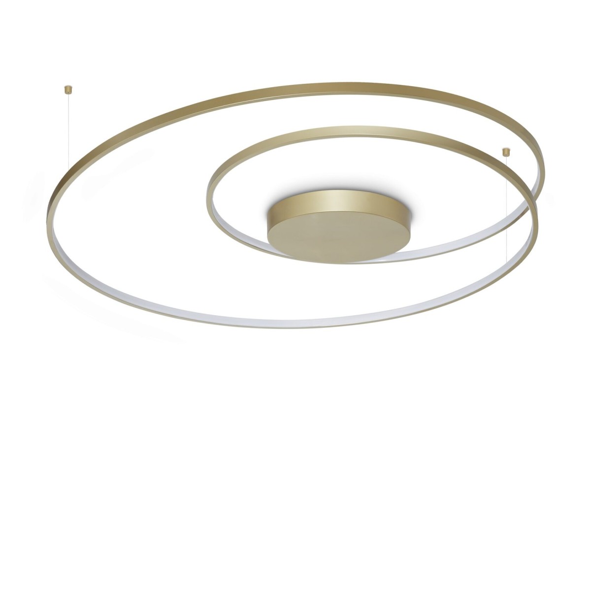 Светильник потолочный Ideal Lux Oz PL D100 LED 3000K Латунь 365022
