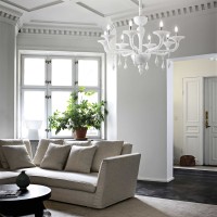 Люстра подвесная Ideal Lux Miramare SP8 Белый E14 068190