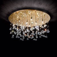 Люстра потолочная Ideal Lux Moonlight PL5 Золото G9 094663