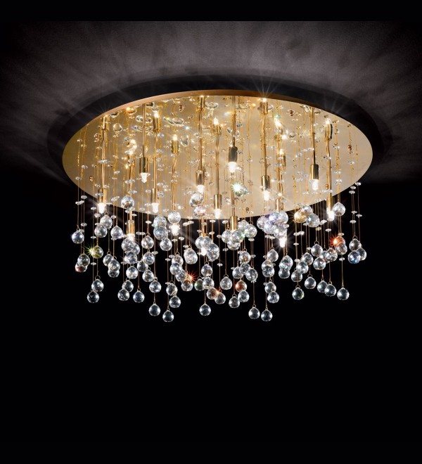 Люстра потолочная Ideal Lux Moonlight PL5 Золото G9 094663