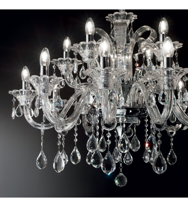 Люстра подвесная Ideal Lux Colossal SP15 Серый E14 081526