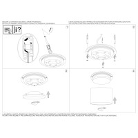 Светильник потолочный Ideal Lux Spike PL1 Square Латунь GX53 317502