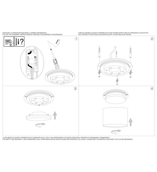 Светильник потолочный Ideal Lux Spike PL1 Square Латунь GX53 317502