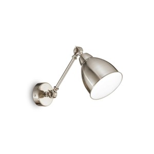Светильник настенный Ideal Lux Newton AP1 Никель E27 016399