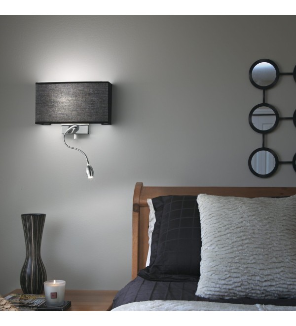Светильник настенный Ideal Lux Hotel AP2 Канва E27 / LED 103204