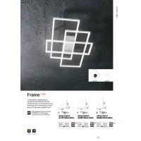 Люстра потолочная Ideal Lux Frame PL Quadrato Белый 3000К 230702