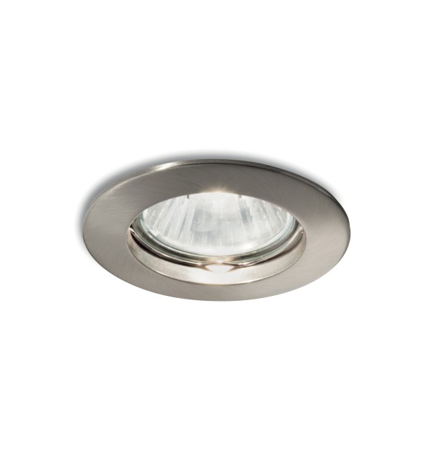 Светильник встраиваемый Ideal Lux Jazz FI макс.1х50Вт IP20 GU10 230В Никель Цинк Не поворотный Без лампы 083087