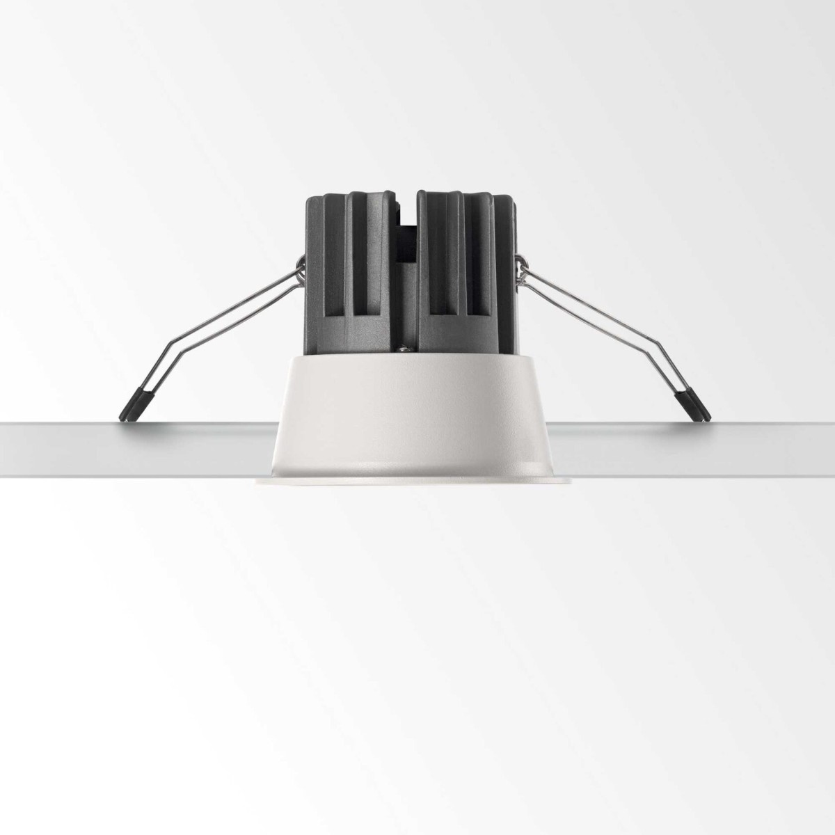 Светильник встраиваемый Ideal Lux Game Trim Round 11Вт LED Черный / Золото 4000К 341354