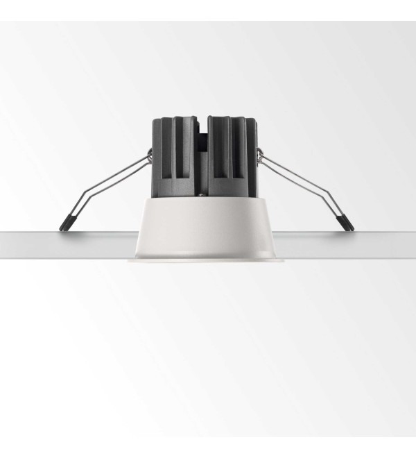 Светильник встраиваемый Ideal Lux Game Trim Round 11Вт LED Черный / Золото 4000К 341354