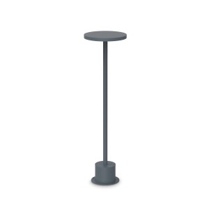 Светильник уличный настольный Ideal Lux Toffee PT D16 H50 Антрацит Аккумулятор 3000К LED 347837
